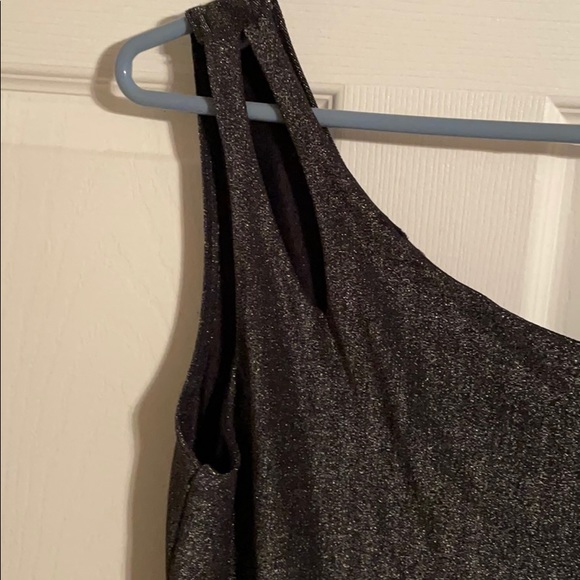 Byer Too! Charcoal grey sparkle dress, Sz L π¦ - Picture 3 of 7